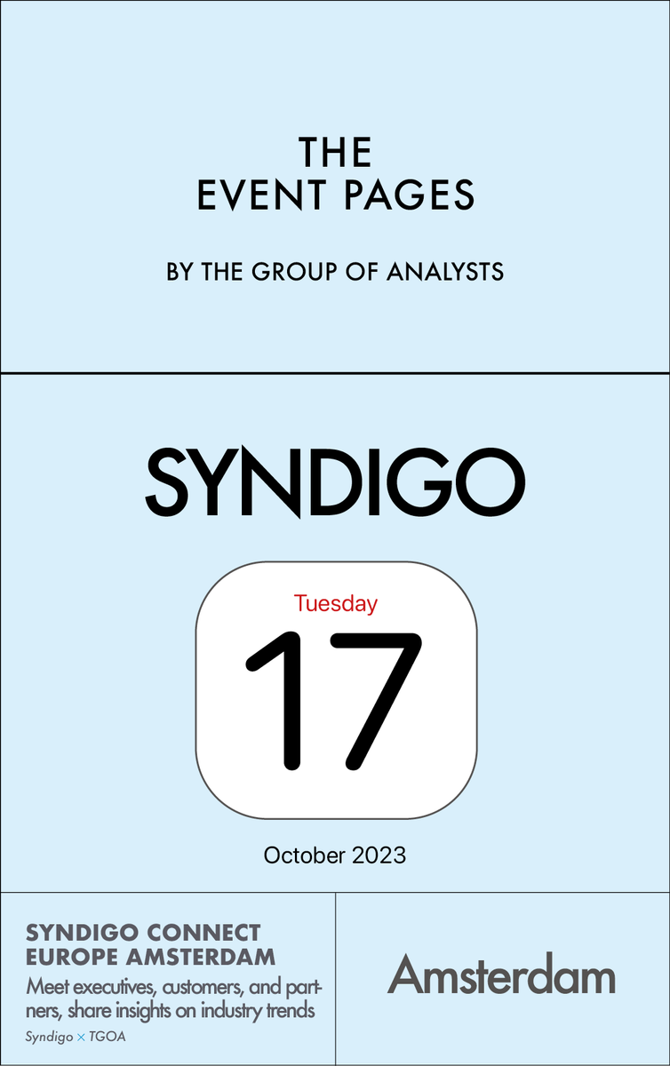 Mrm Prin SYNDIGO CONNECT EUROPE – The Group of Analysts