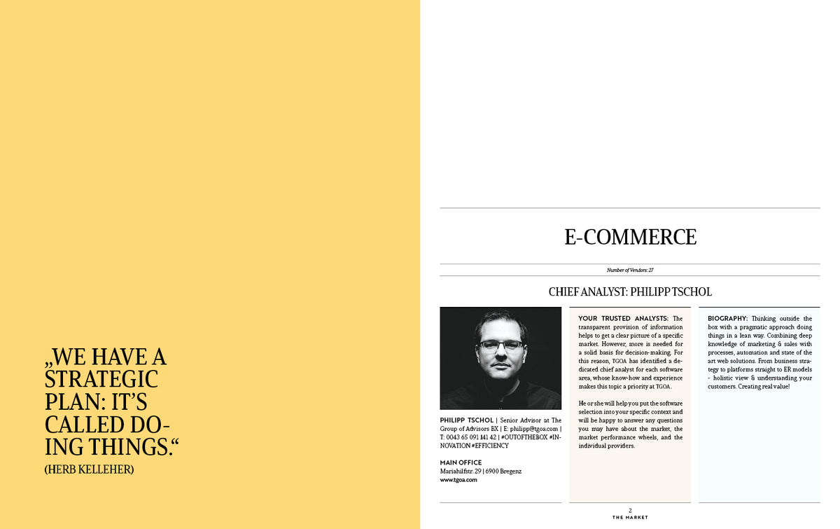 ISSUE 01 – ECOM – The Group of Analysts